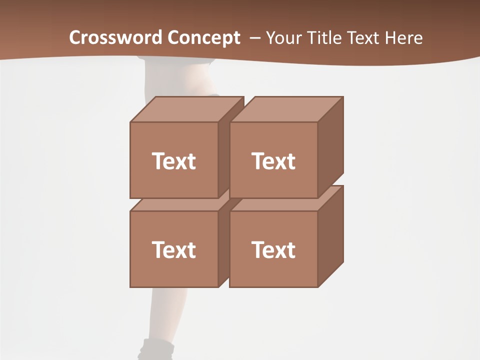 Girl Jump Beautiful PowerPoint Template