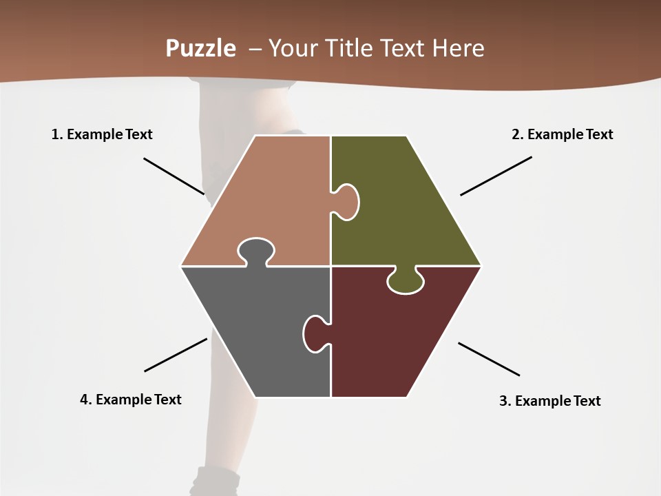 Girl Jump Beautiful PowerPoint Template