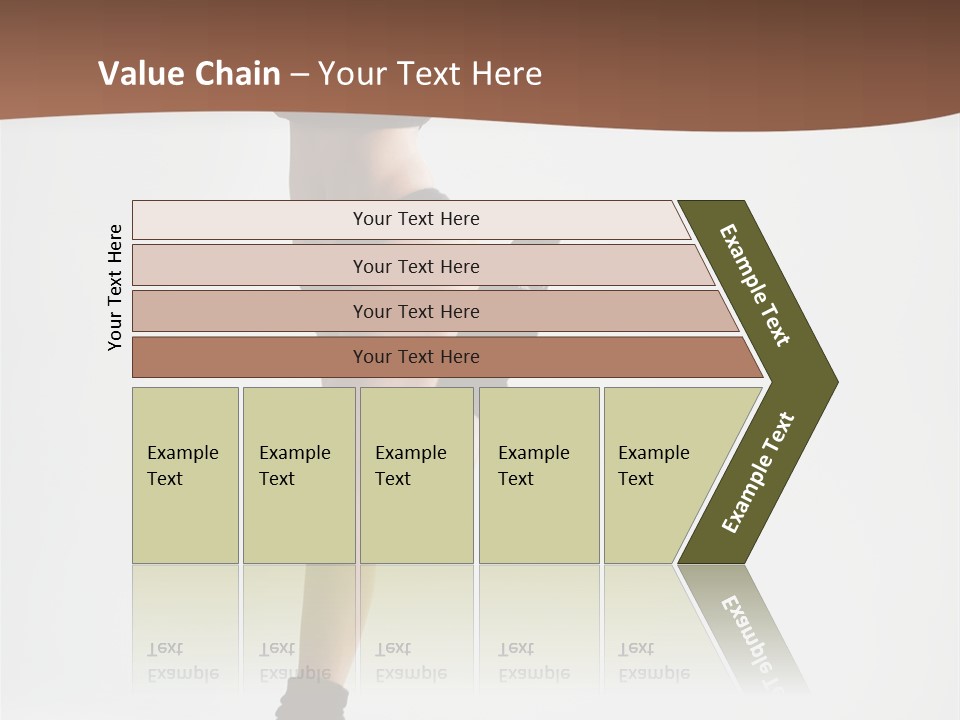 Girl Jump Beautiful PowerPoint Template