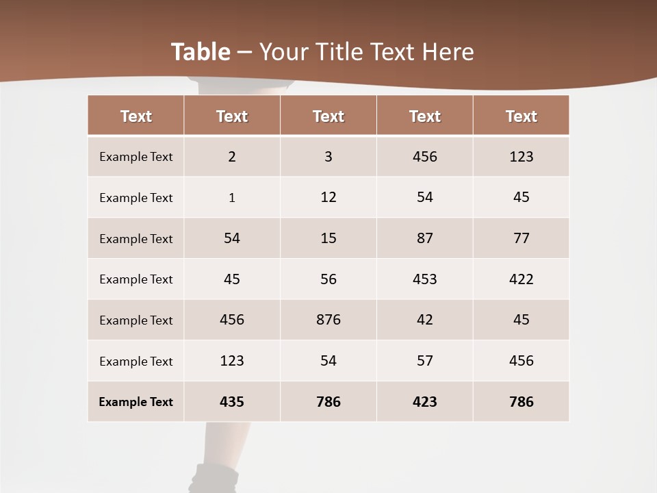 Girl Jump Beautiful PowerPoint Template