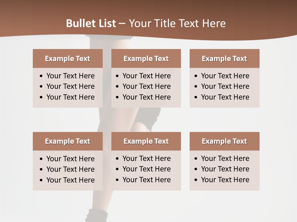 Girl Jump Beautiful PowerPoint Template