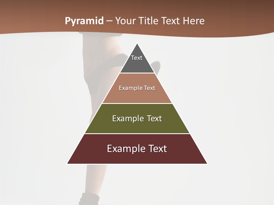 Girl Jump Beautiful PowerPoint Template