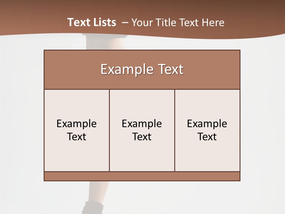 Girl Jump Beautiful PowerPoint Template