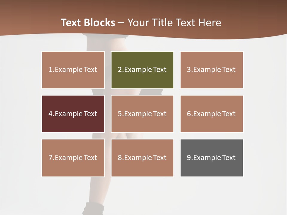 Girl Jump Beautiful PowerPoint Template