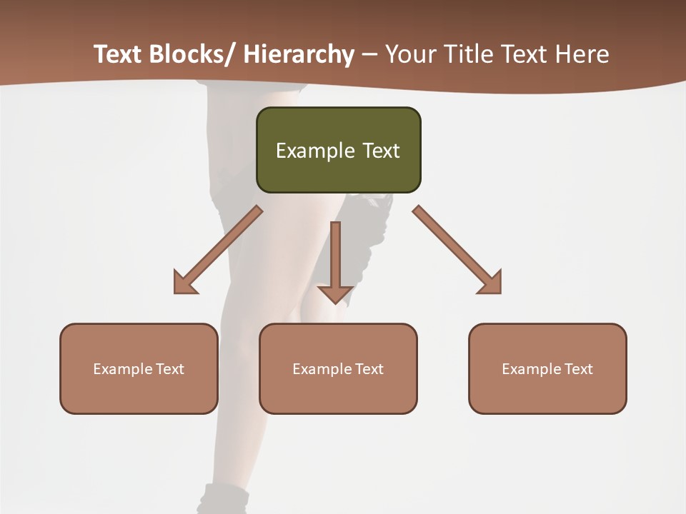 Girl Jump Beautiful PowerPoint Template