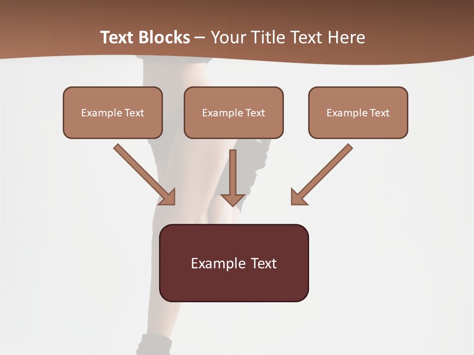 Girl Jump Beautiful PowerPoint Template