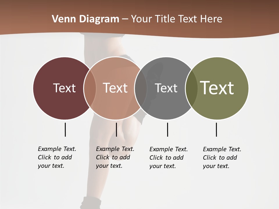 Girl Jump Beautiful PowerPoint Template