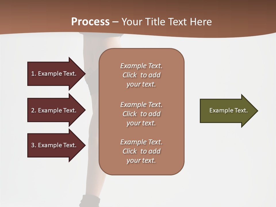 Girl Jump Beautiful PowerPoint Template