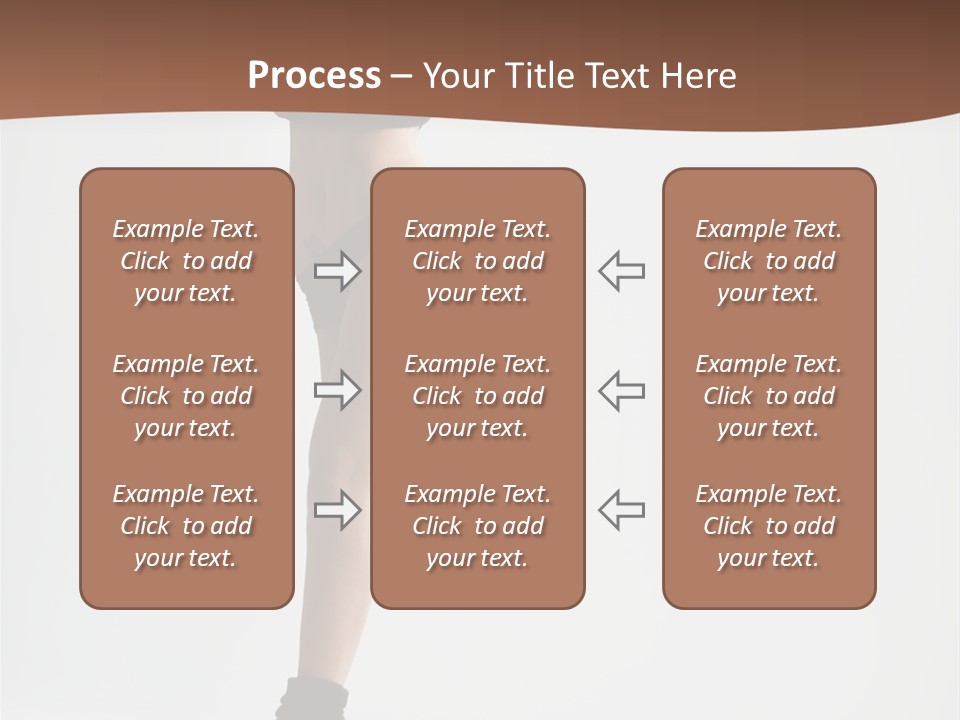 Girl Jump Beautiful PowerPoint Template