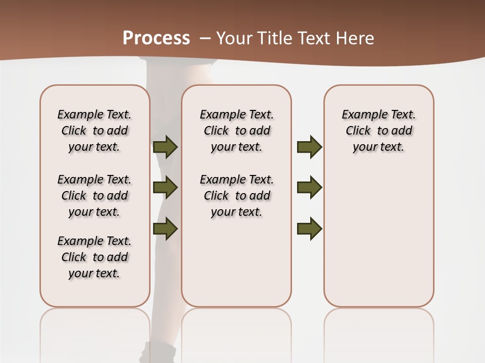 Girl Jump Beautiful PowerPoint Template