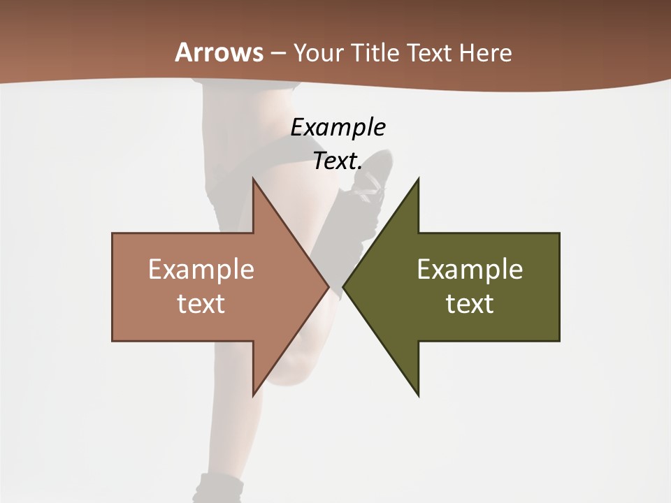 Girl Jump Beautiful PowerPoint Template