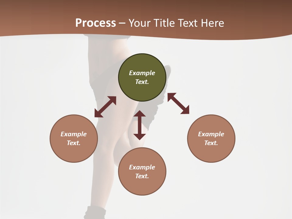 Girl Jump Beautiful PowerPoint Template