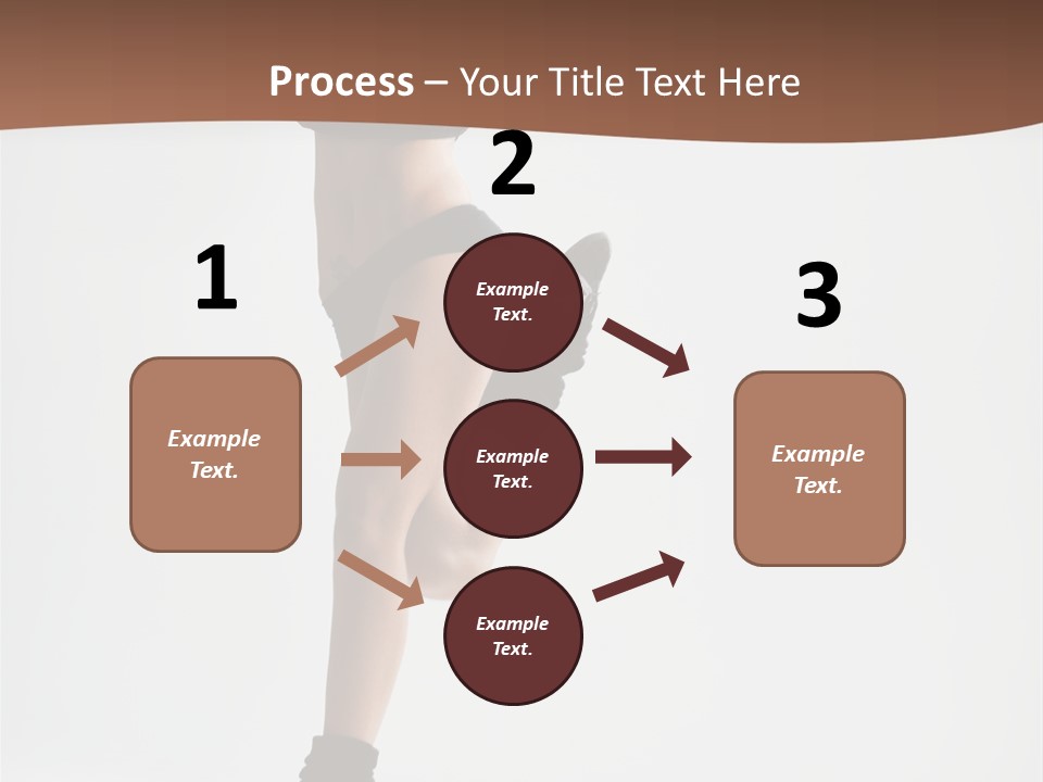 Girl Jump Beautiful PowerPoint Template