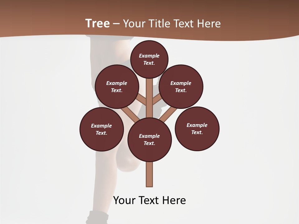 Girl Jump Beautiful PowerPoint Template