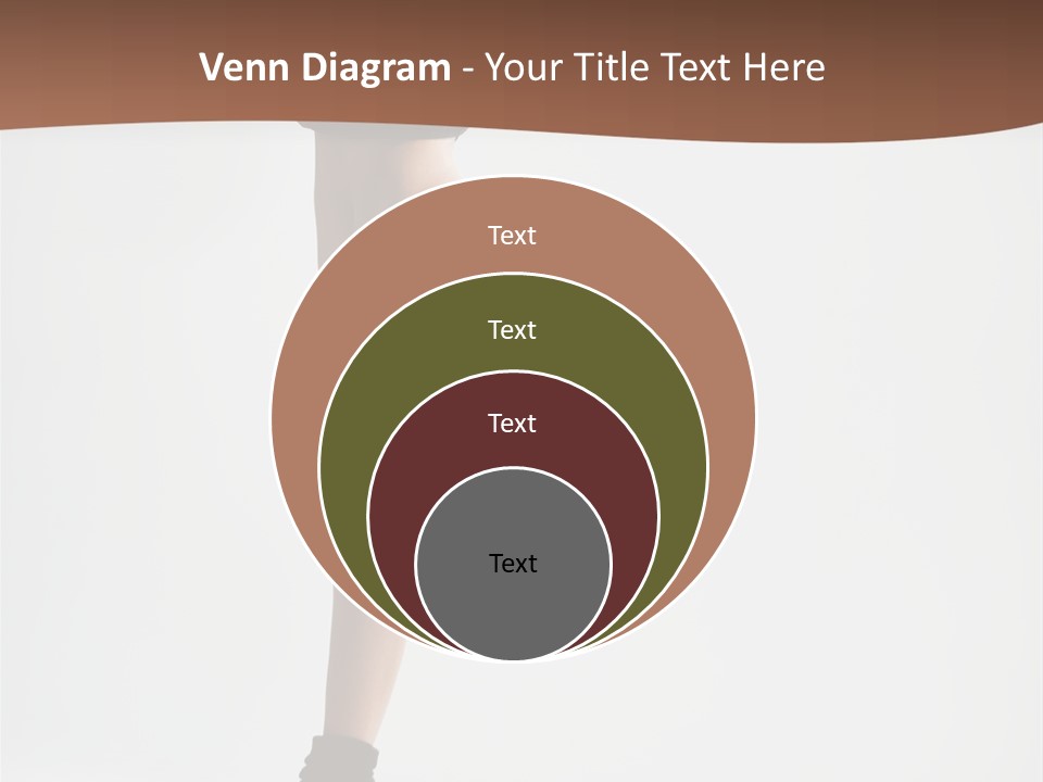 Girl Jump Beautiful PowerPoint Template