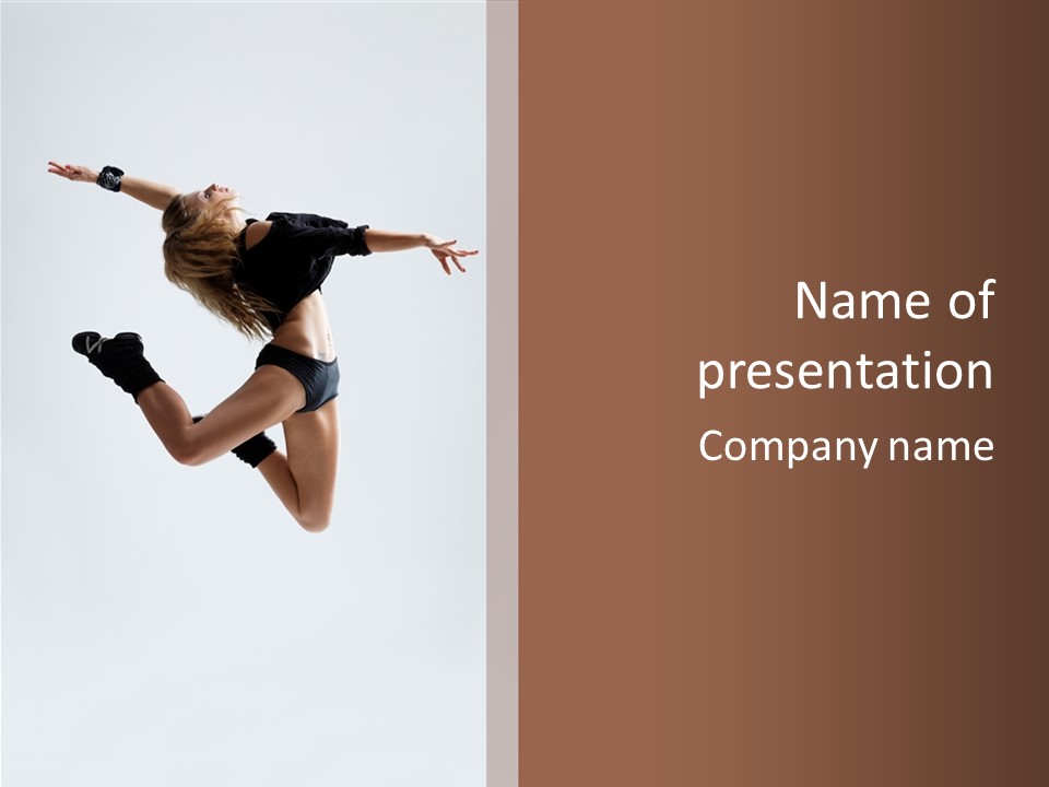 Exercise Performer Sporty PowerPoint Template