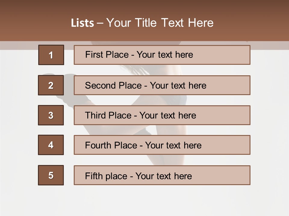 Exercise Performer Sporty PowerPoint Template