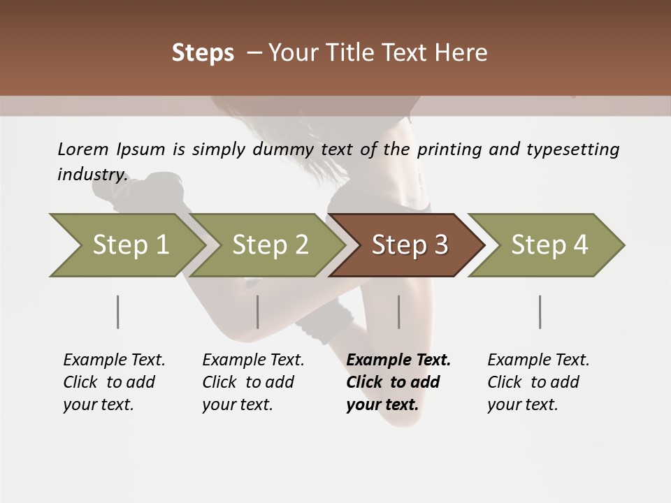 Exercise Performer Sporty PowerPoint Template