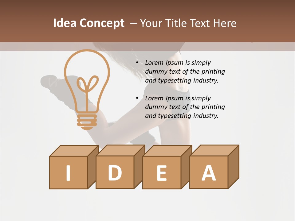 Exercise Performer Sporty PowerPoint Template