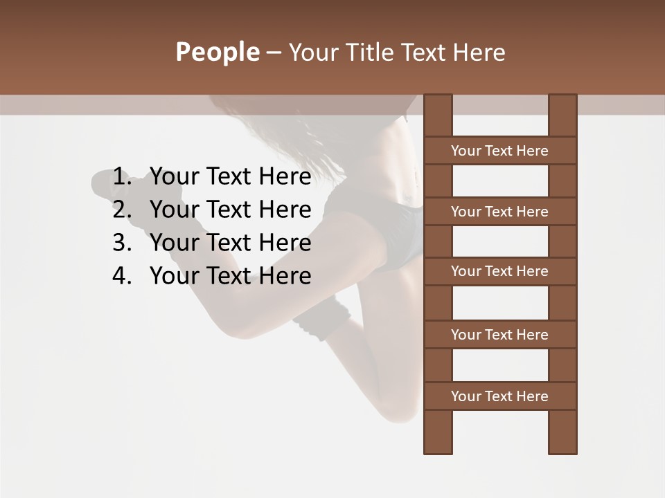 Exercise Performer Sporty PowerPoint Template