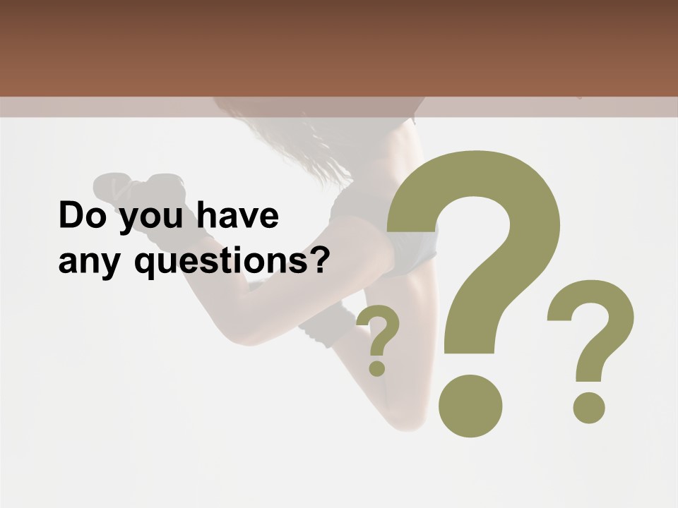 Exercise Performer Sporty PowerPoint Template