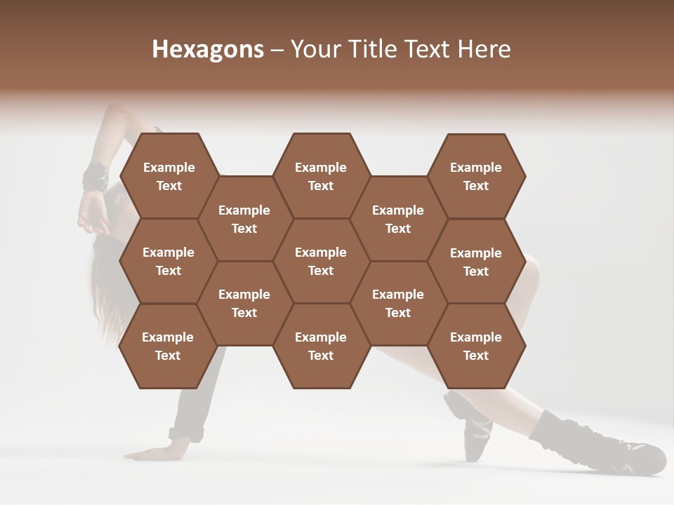 Handstand Posing Hip Hop PowerPoint Template