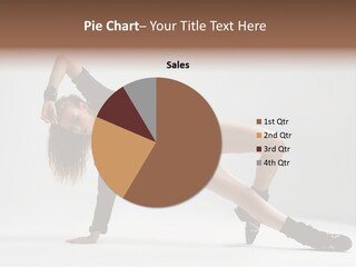 Handstand Posing Hip Hop PowerPoint Template