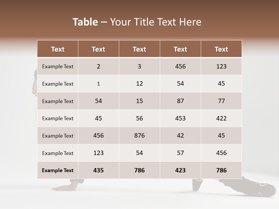 Handstand Posing Hip Hop PowerPoint Template