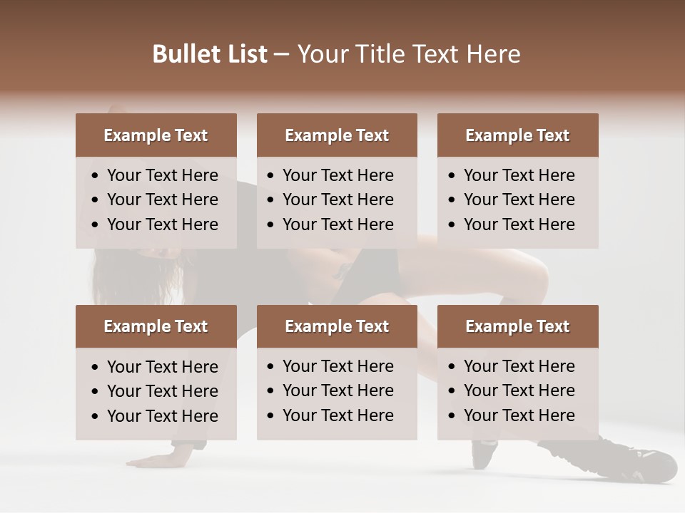 Handstand Posing Hip Hop PowerPoint Template