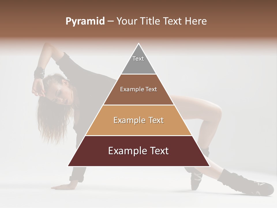 Handstand Posing Hip Hop PowerPoint Template