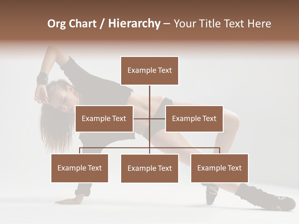 Handstand Posing Hip Hop PowerPoint Template