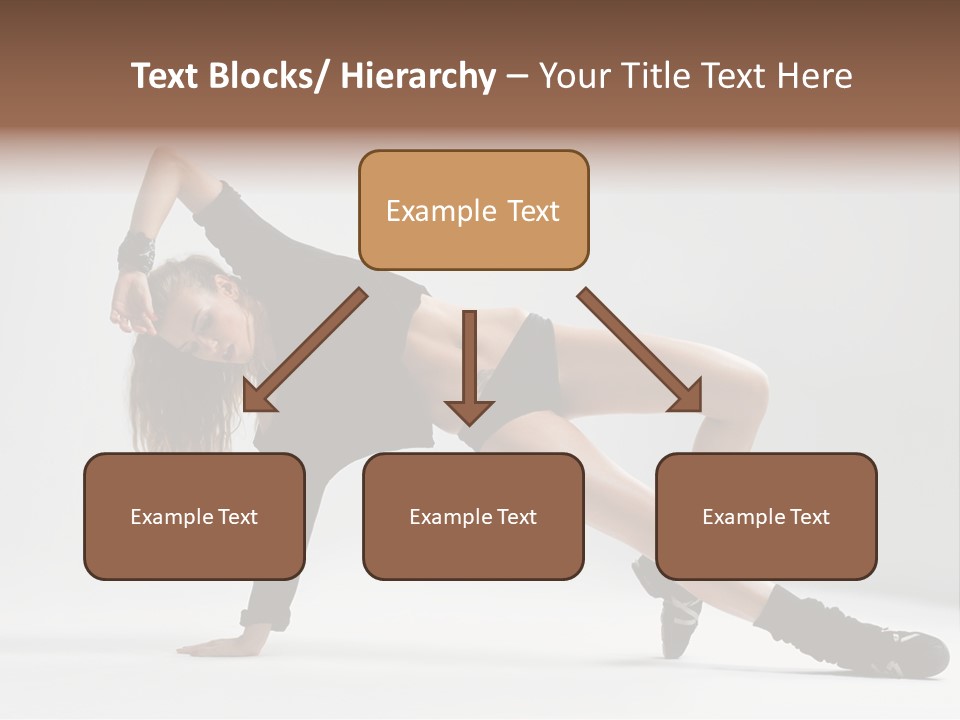 Handstand Posing Hip Hop PowerPoint Template