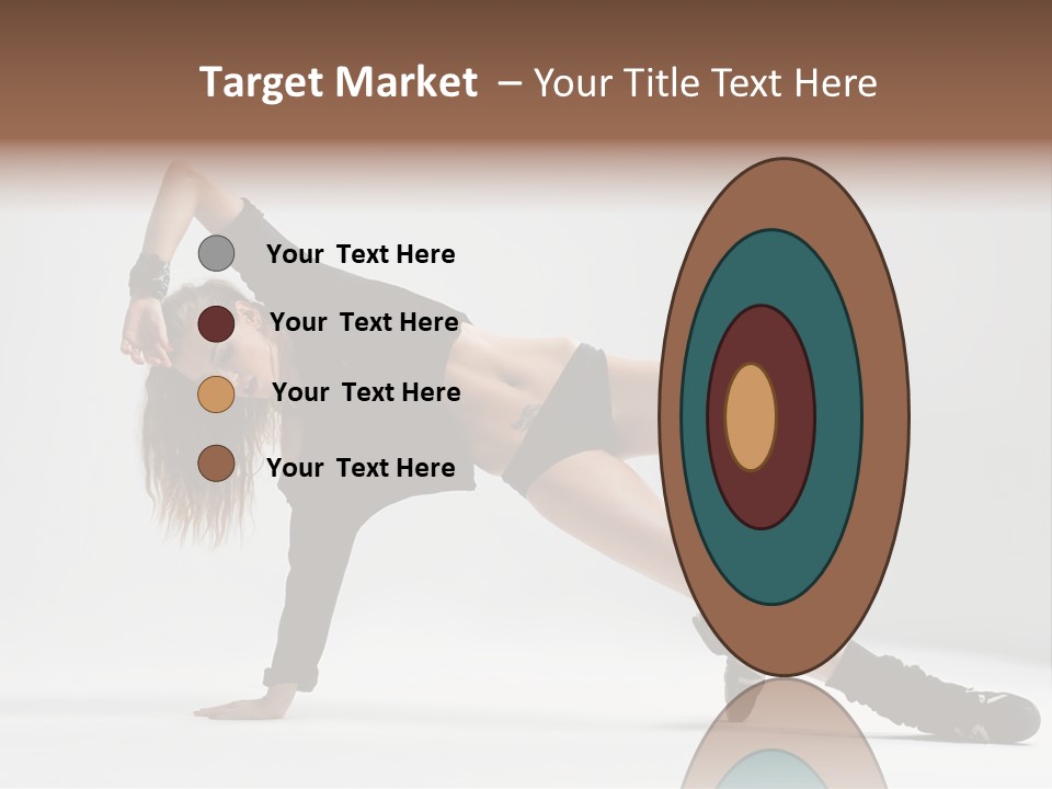 Handstand Posing Hip Hop PowerPoint Template