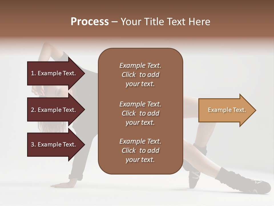 Handstand Posing Hip Hop PowerPoint Template