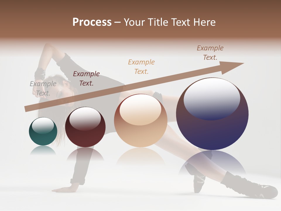 Handstand Posing Hip Hop PowerPoint Template