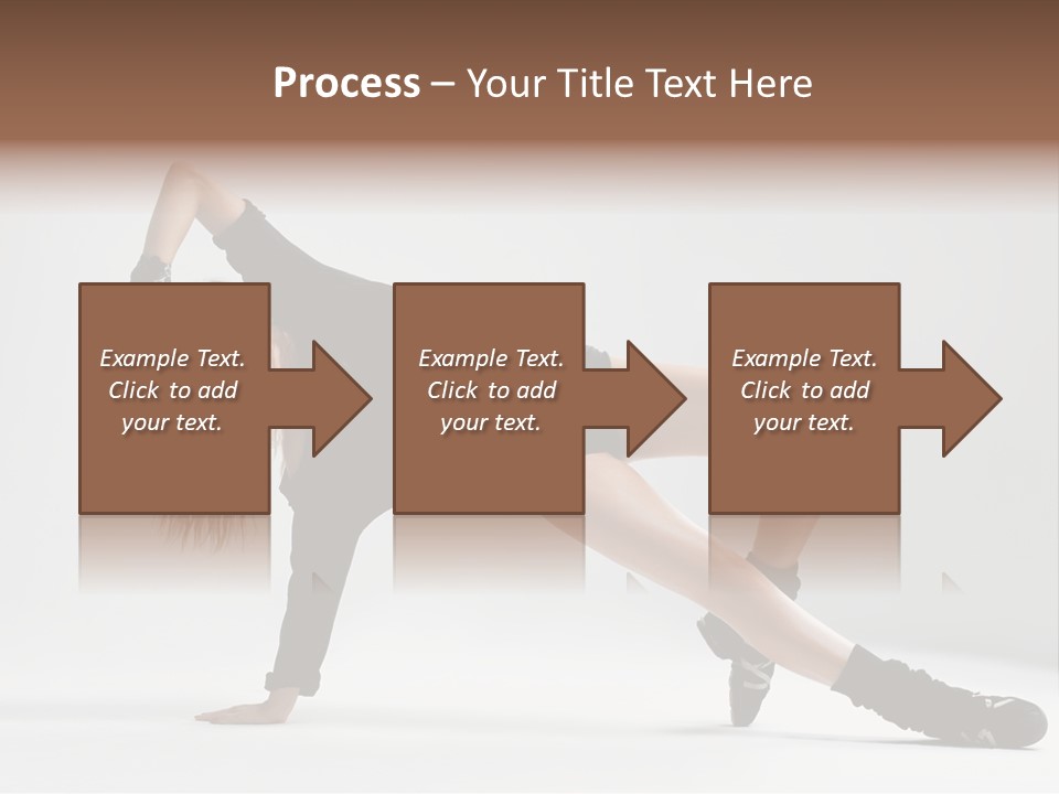 Handstand Posing Hip Hop PowerPoint Template
