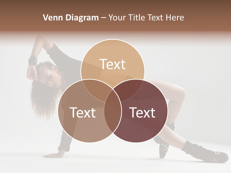 Handstand Posing Hip Hop PowerPoint Template