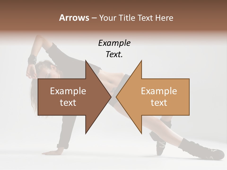 Handstand Posing Hip Hop PowerPoint Template