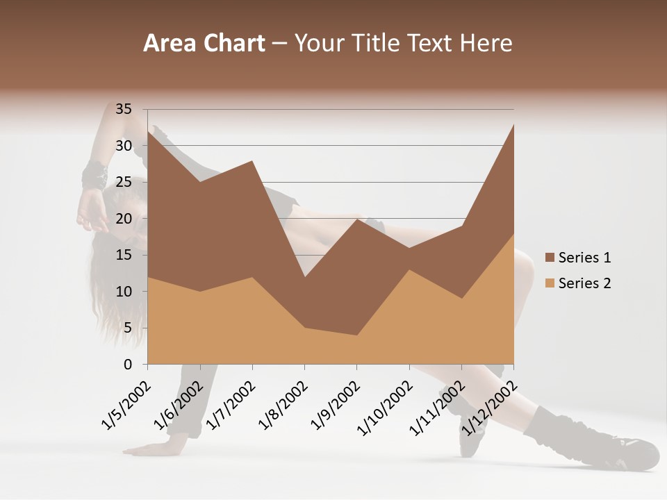 Handstand Posing Hip Hop PowerPoint Template