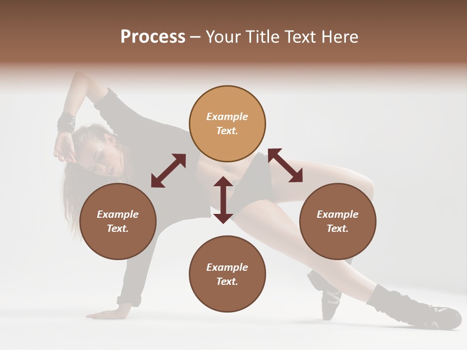Handstand Posing Hip Hop PowerPoint Template