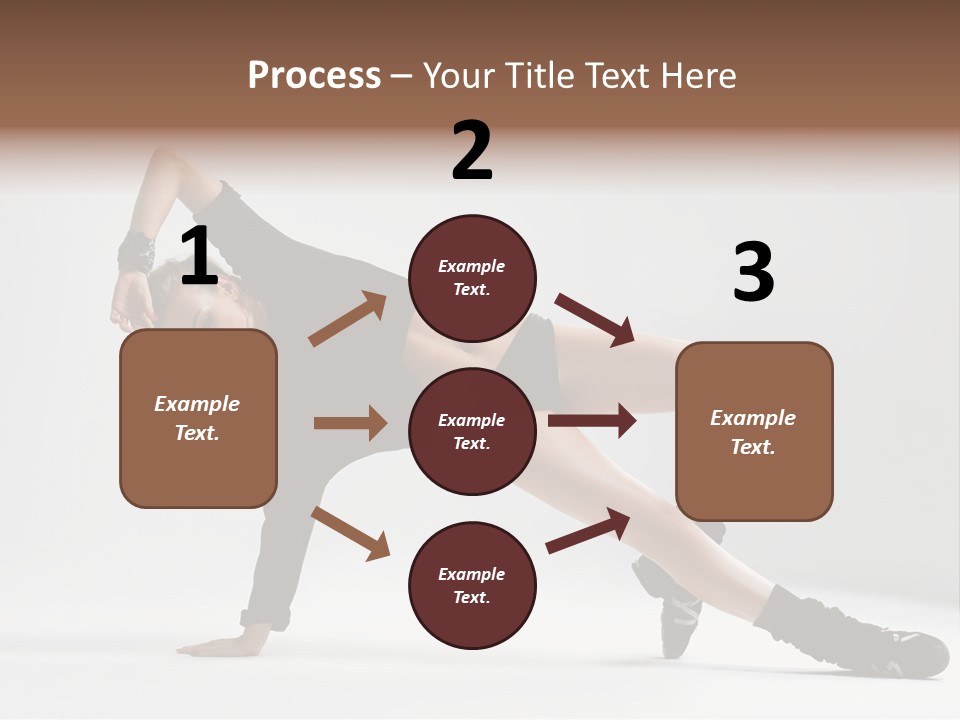 Handstand Posing Hip Hop PowerPoint Template