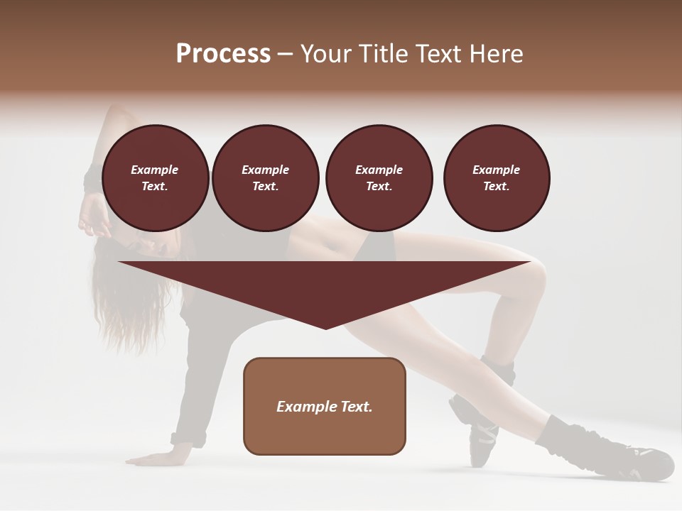 Handstand Posing Hip Hop PowerPoint Template