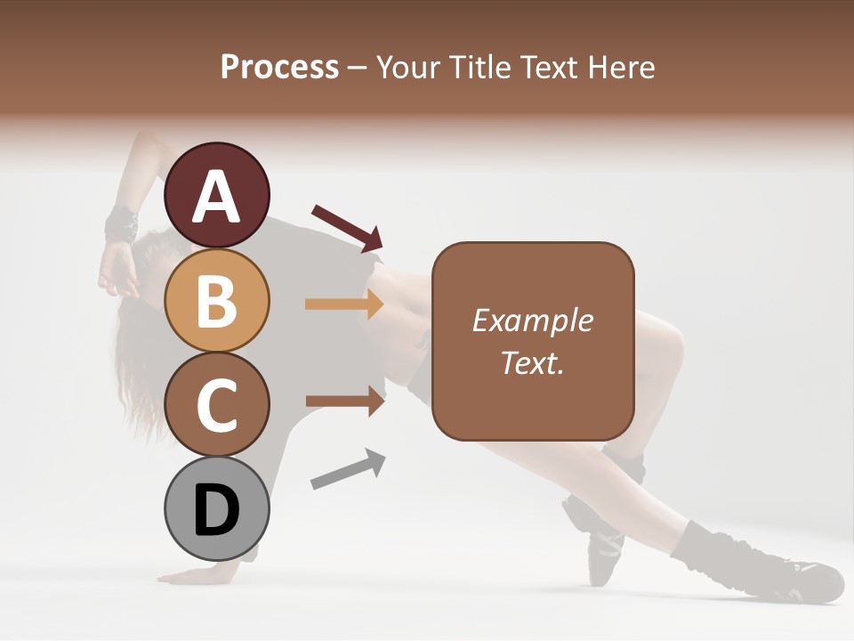 Handstand Posing Hip Hop PowerPoint Template