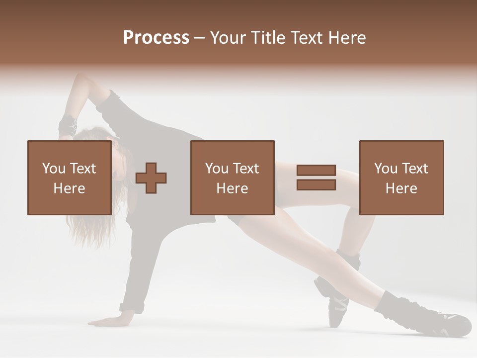 Handstand Posing Hip Hop PowerPoint Template