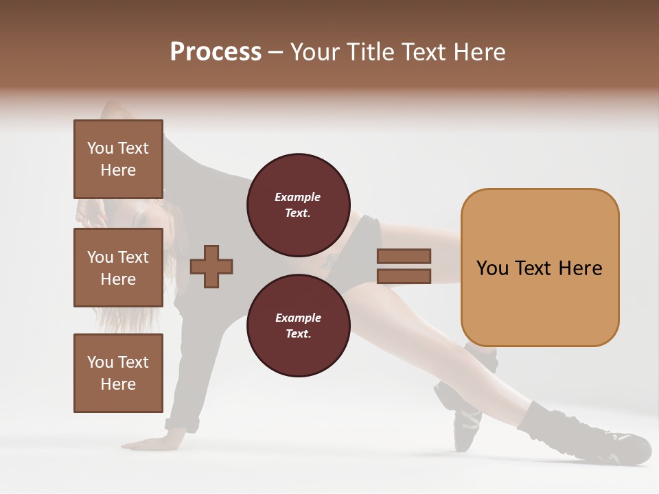 Handstand Posing Hip Hop PowerPoint Template