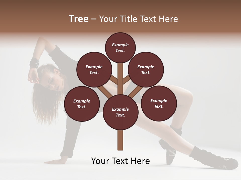 Handstand Posing Hip Hop PowerPoint Template