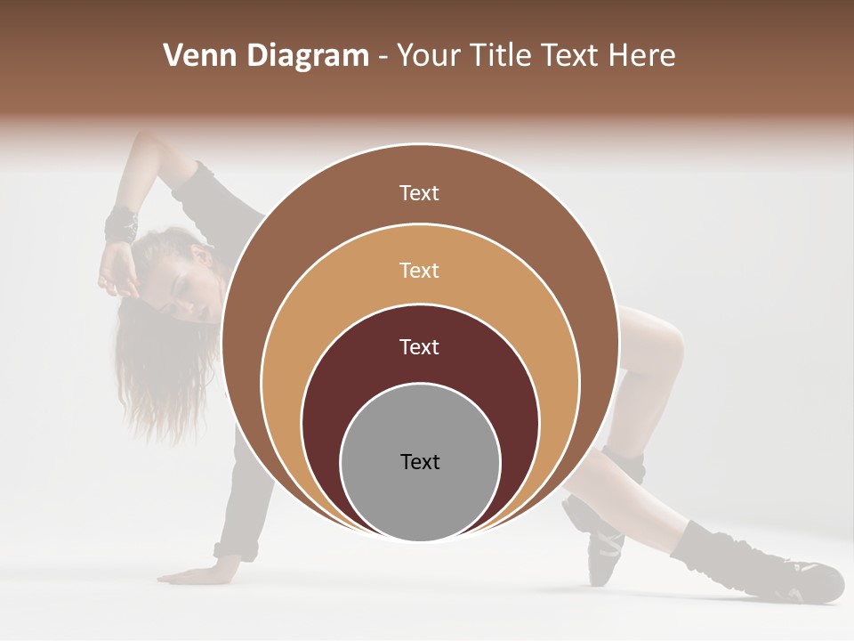Handstand Posing Hip Hop PowerPoint Template