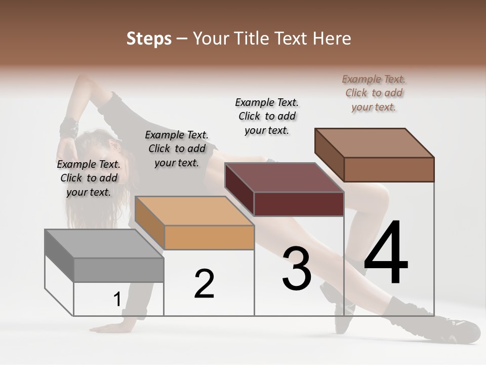 Handstand Posing Hip Hop PowerPoint Template