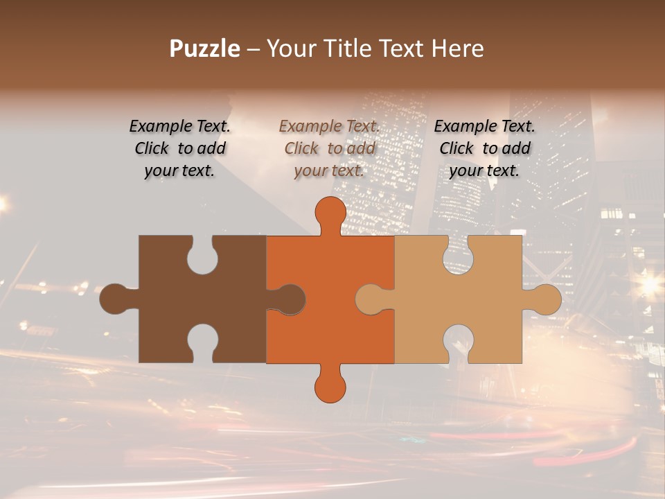 Sepia Motion Ride PowerPoint Template