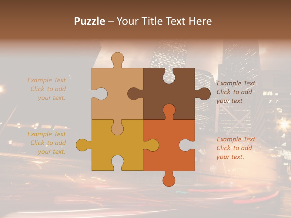 Sepia Motion Ride PowerPoint Template